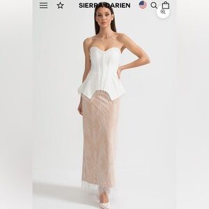 Corset and Skirt Set NWT